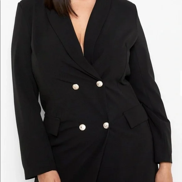 Boohoo Plus | Dresses | Asymmetrical Blazer Dress